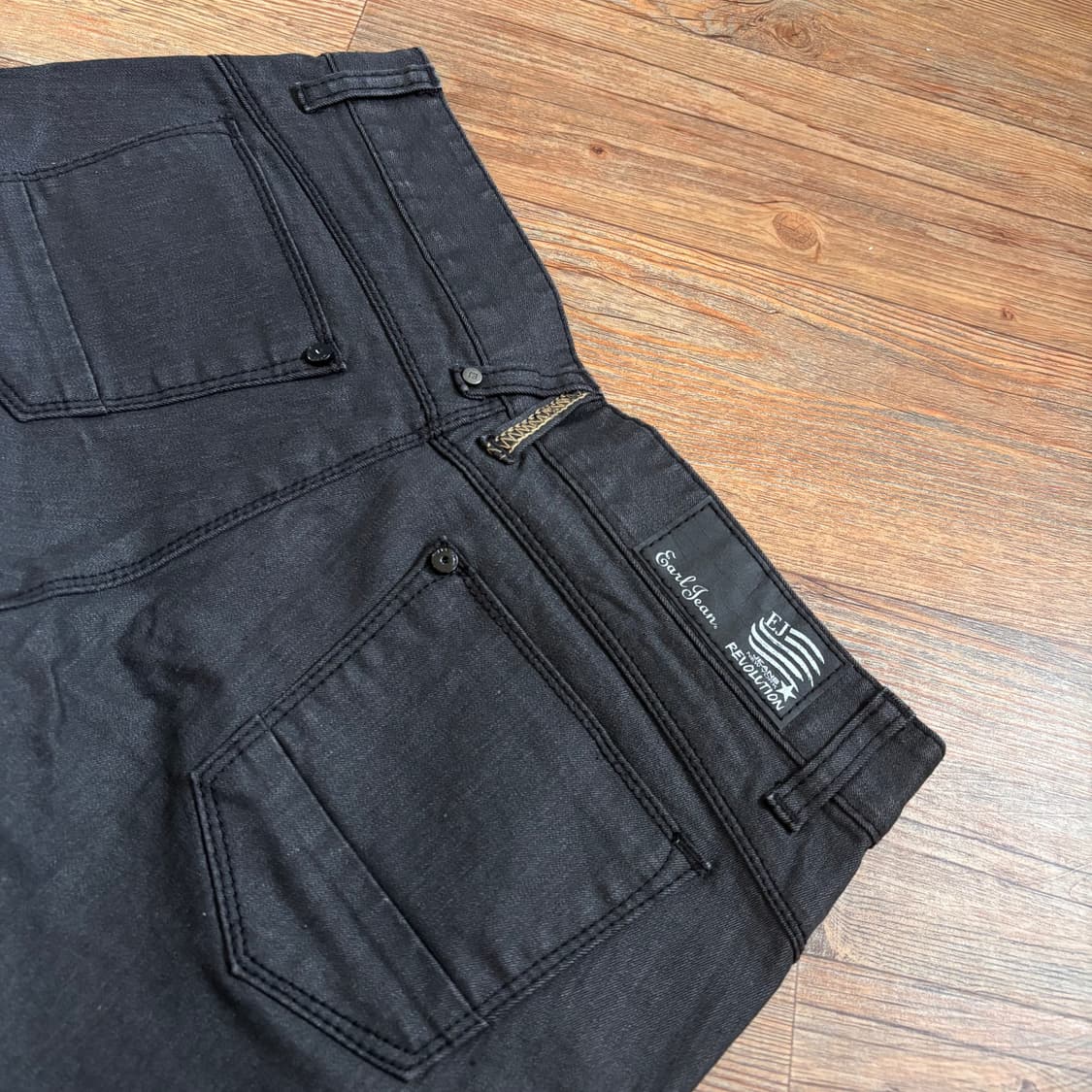 얼진 26 27 차콜 그레이 스키니진 슬림 청바지 스판 데님 상품이미지6