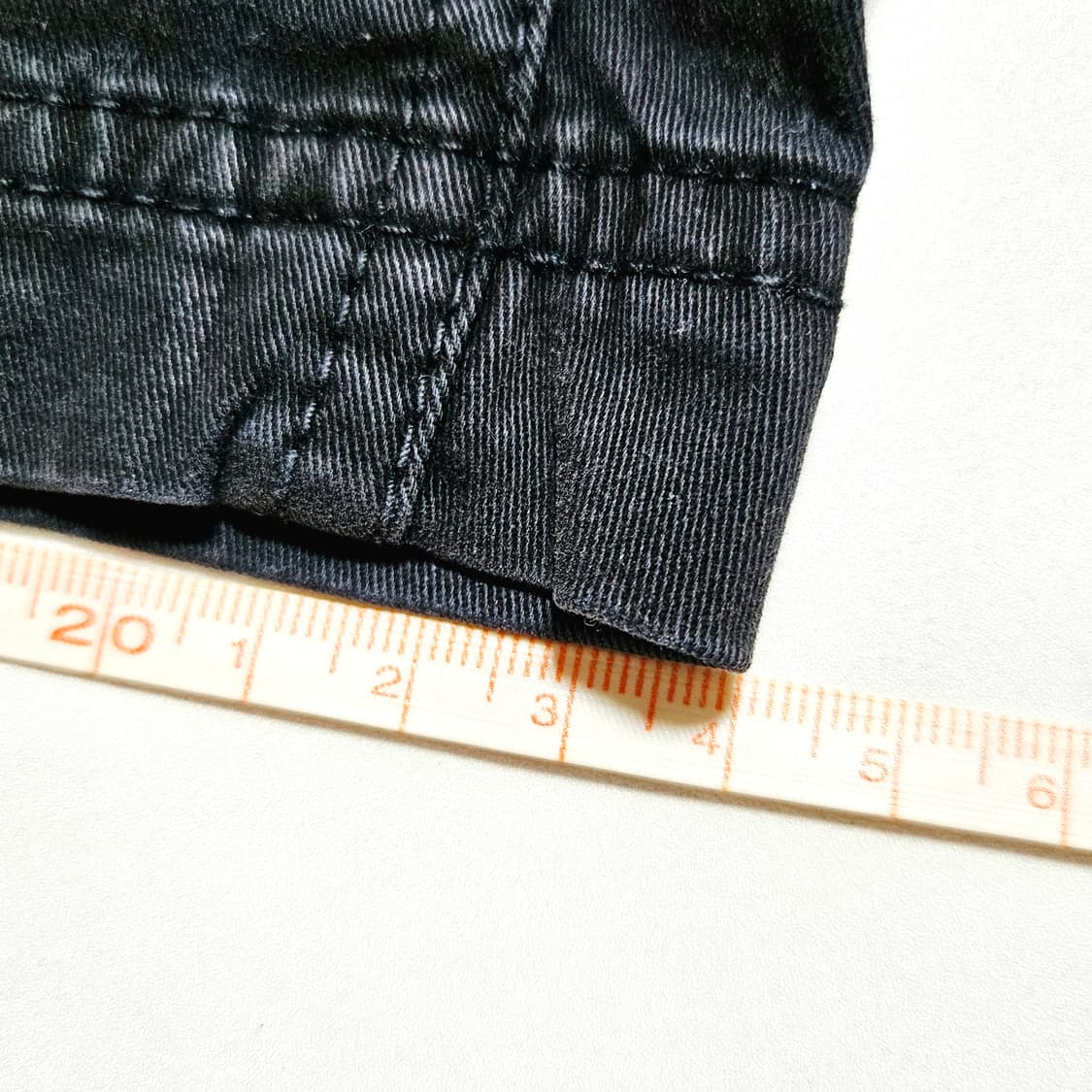 [M/30-32][그라미치]90's USA 가먼트다이 G치노 하프팬츠 블 상품이미지9