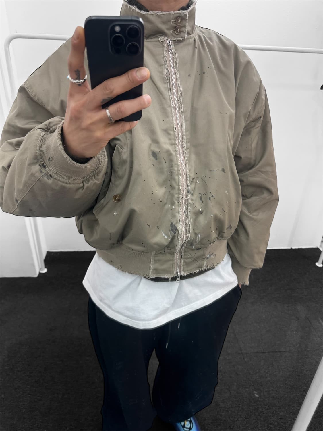 빈티지 패디드 자켓 상품이미지2