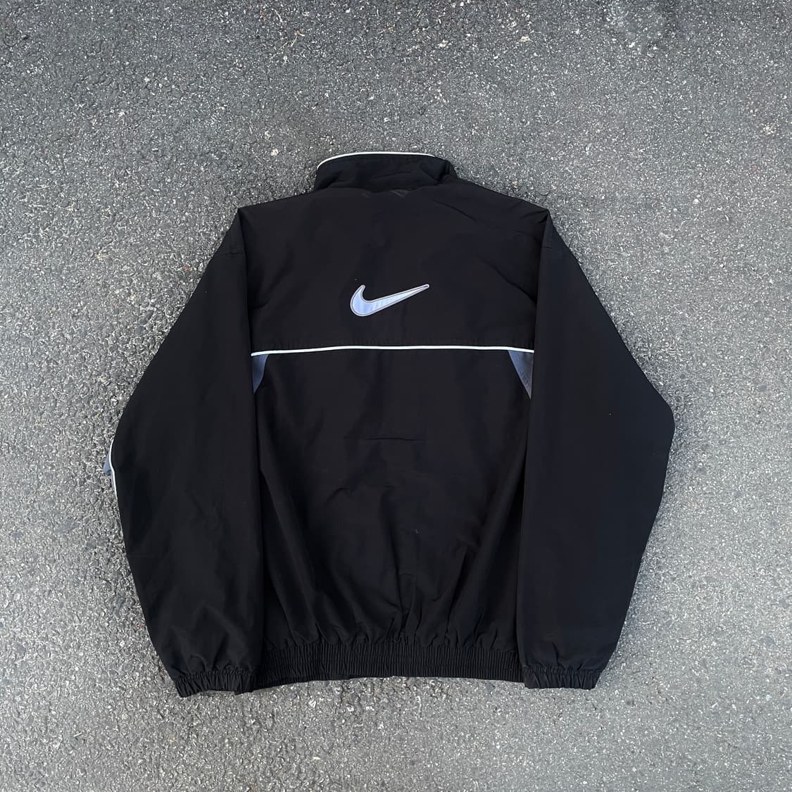 90s 팀 나이키 올드스쿨 백로고 바람막이 빅스우시 트랙자켓 L 상품이미지1