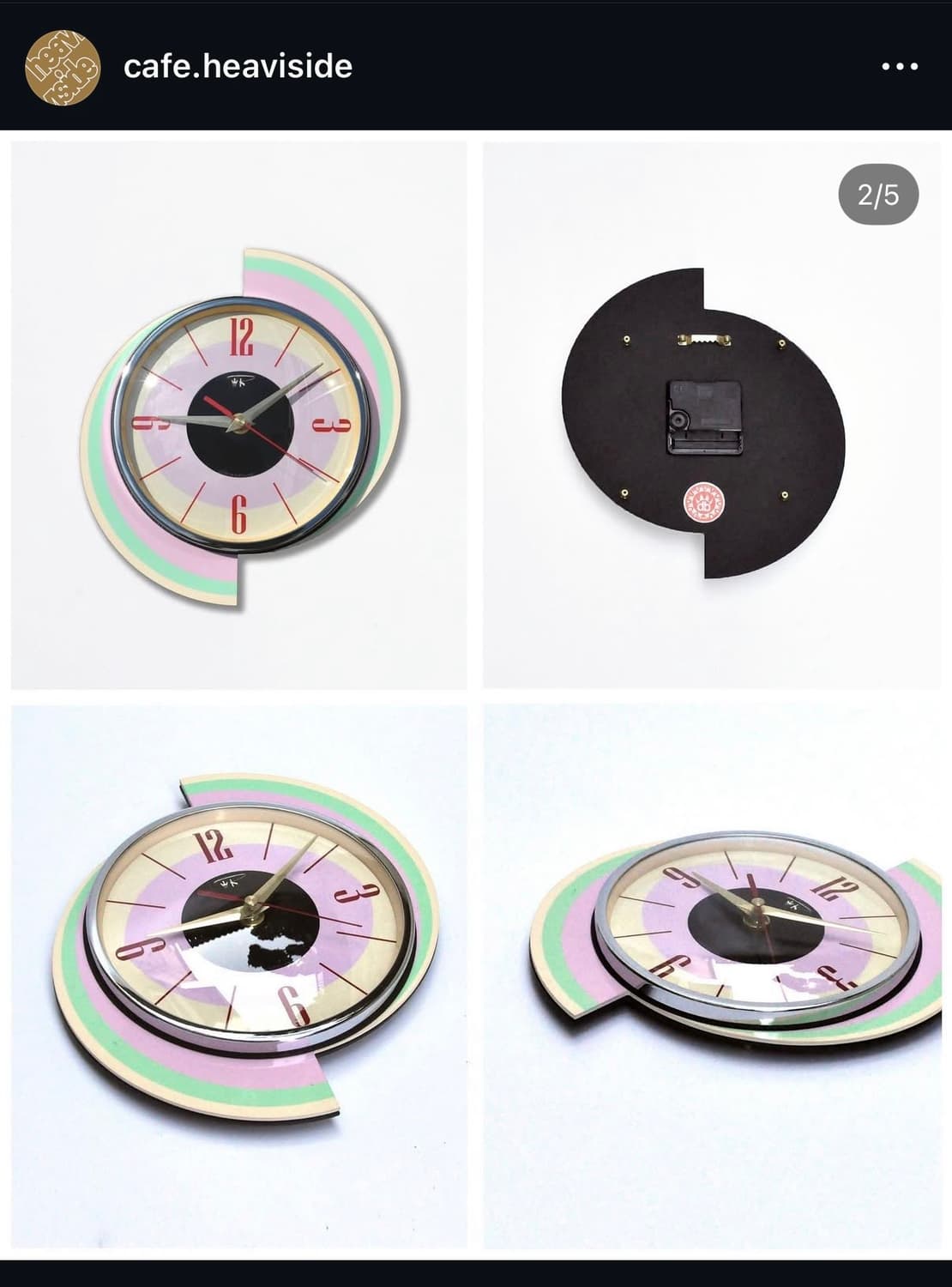 영국 Royale Enamel무음 벽시계 상품이미지2