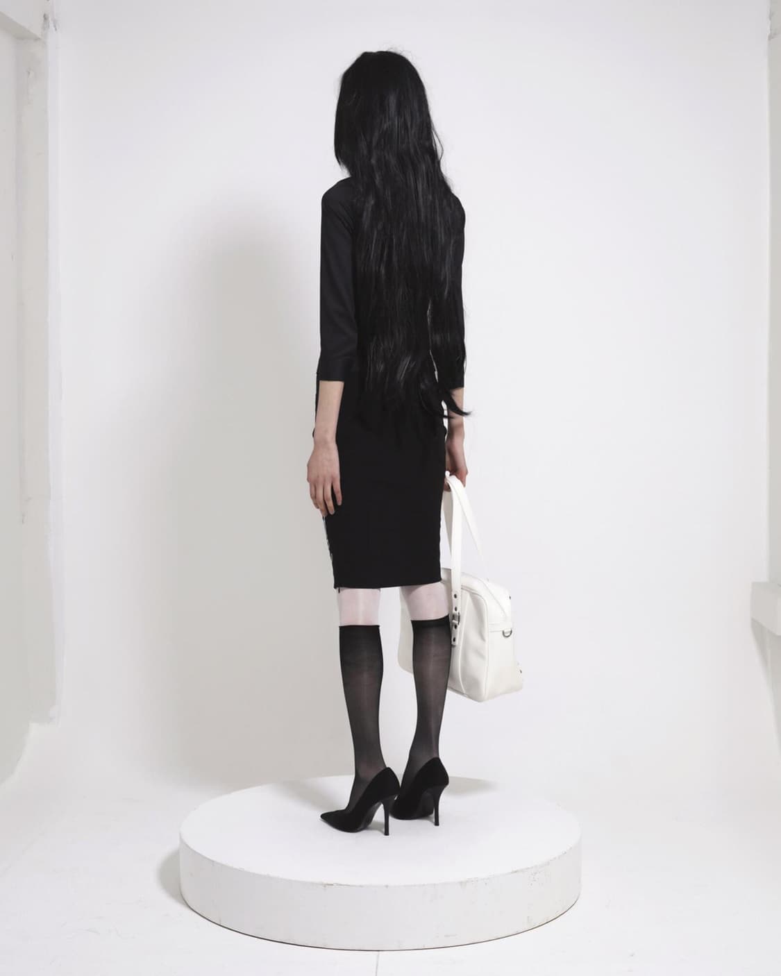 bonnae 본네 corset seam shirt (black) 상품이미지5