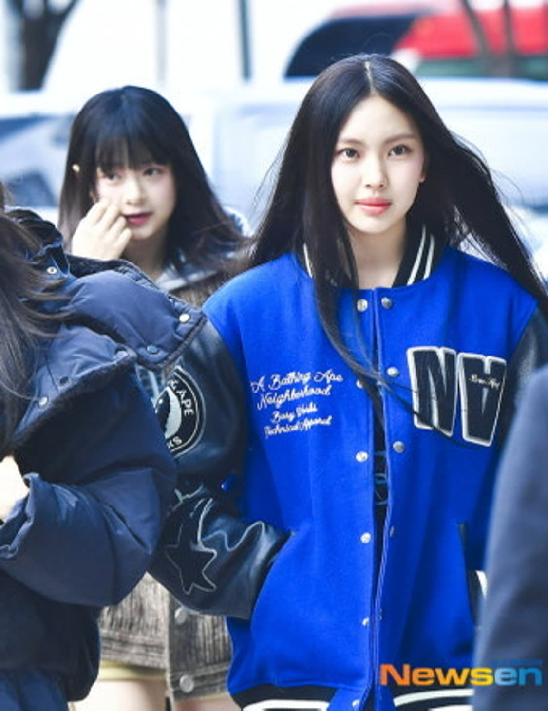 베이프 x 네이버후드 콜라보 스타디움자켓 상품이미지1