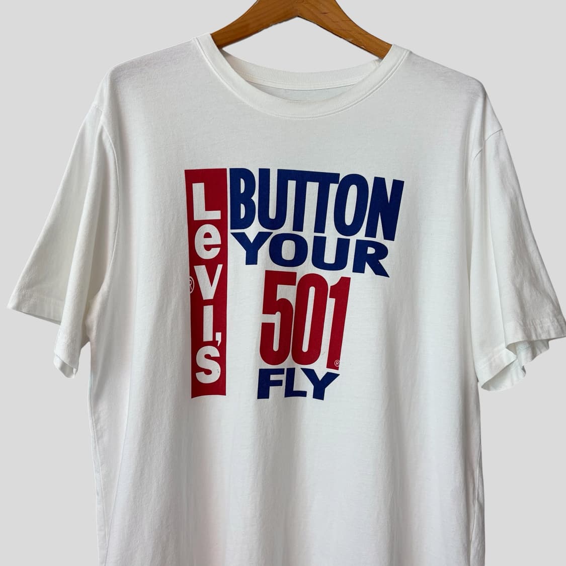 (L)리바이스 501 Button Your Fly 반팔티셔츠 상품이미지2