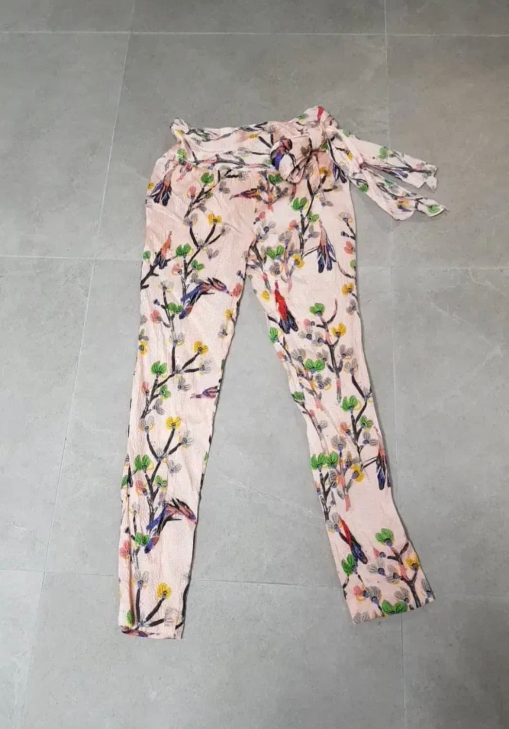 United Bamboo 플라워 패턴 바지 (사이즈 2).55~66 상품이미지1