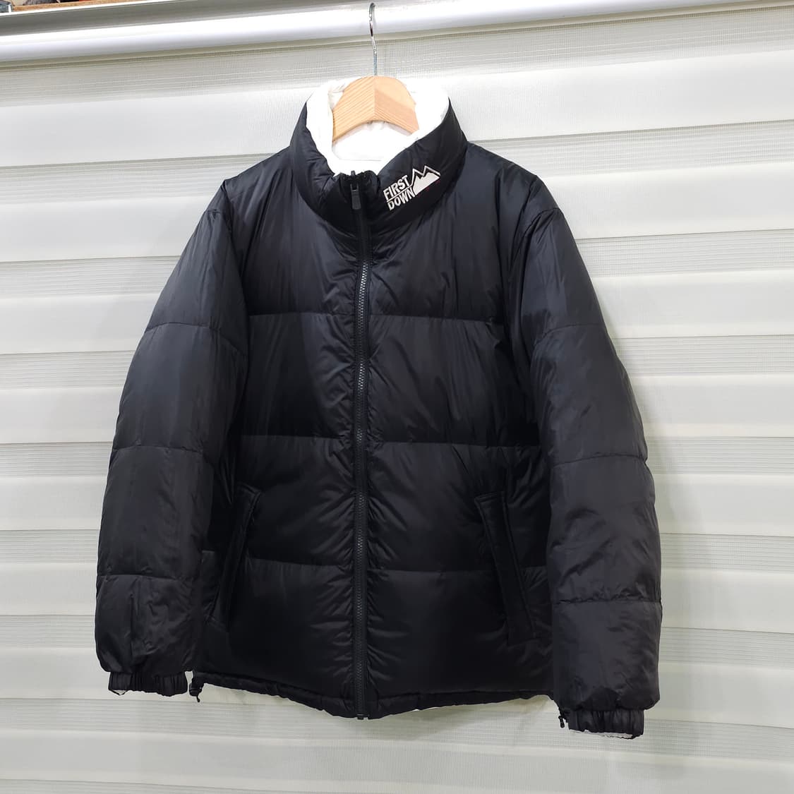 FIRST DOWN 리버시블 구스다운 패딩자켓- S 상품이미지1
