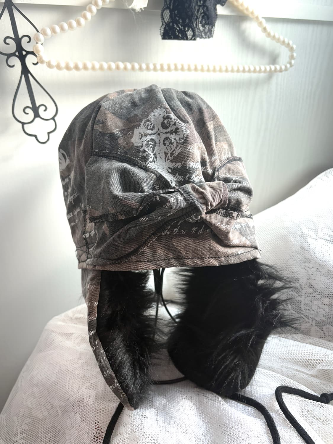 hurt204 메이드 리본 카모 트루퍼 햇  상품이미지2