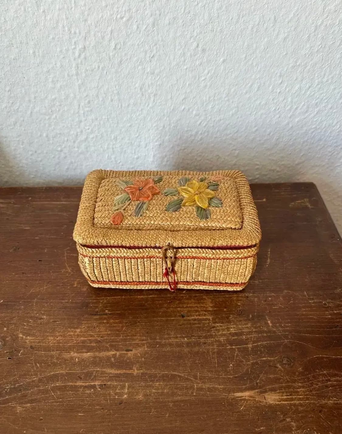 프랑스)빈티지 라탄 보석함 상품이미지1