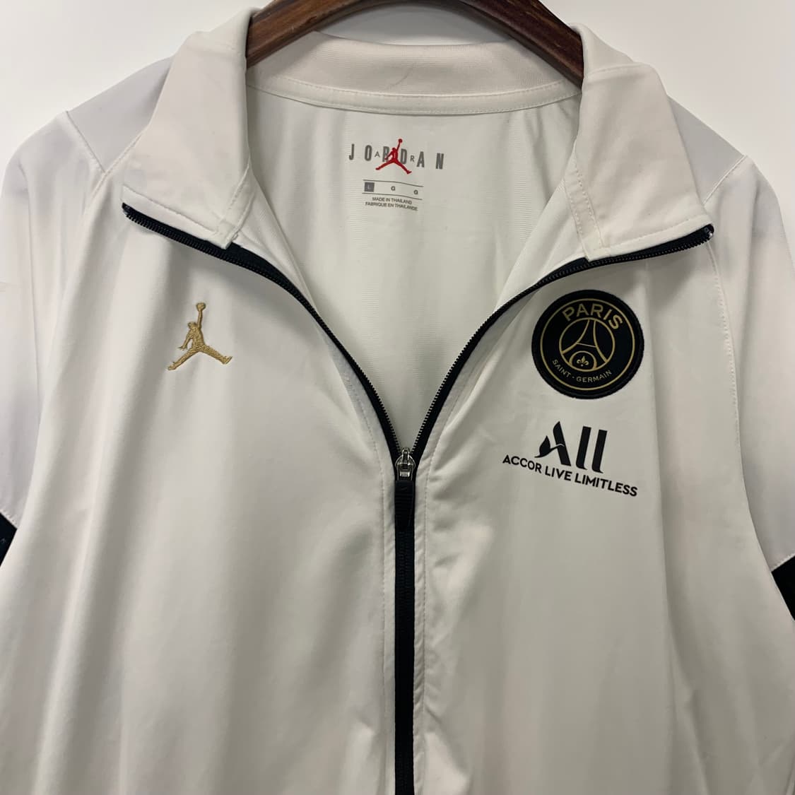 나이키 조던 파리 생제르망 PSG 화이트 트랙탑 져지 상품이미지4