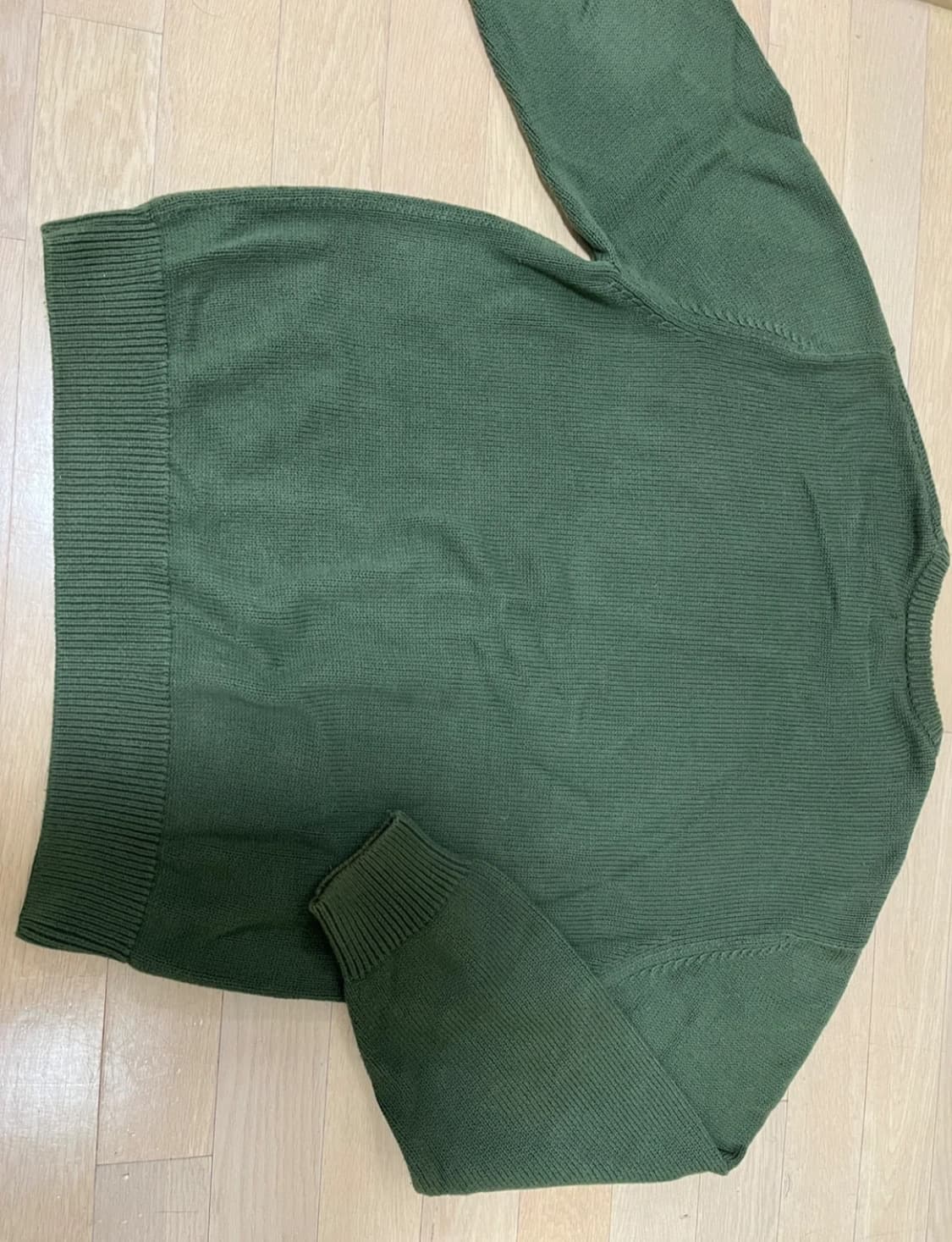 스투시 컬리니트 그린 L 상품이미지2