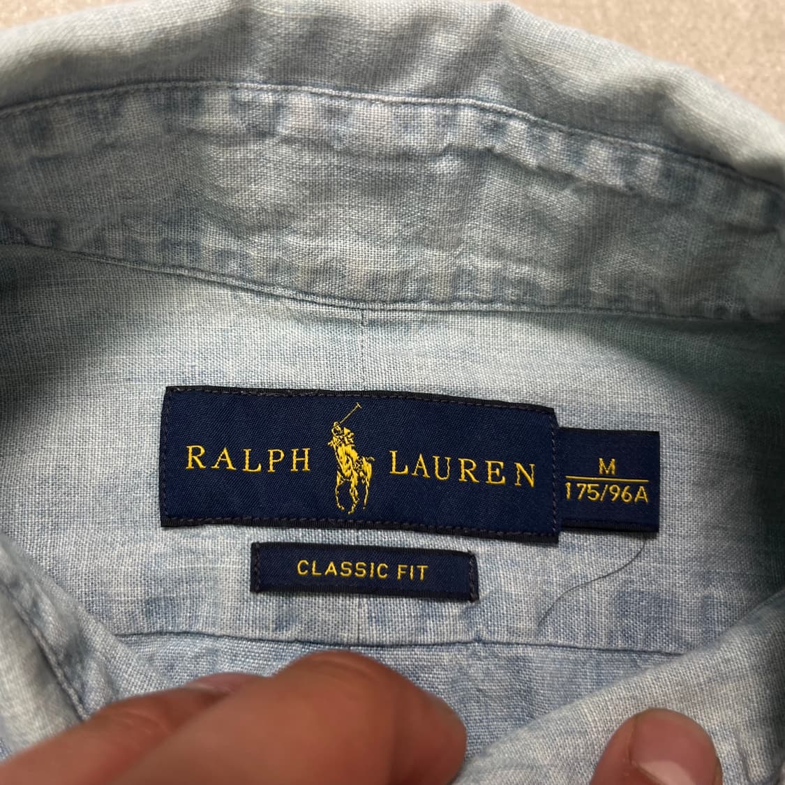 100 폴로 랄프로렌 데님 셔츠 상품이미지3