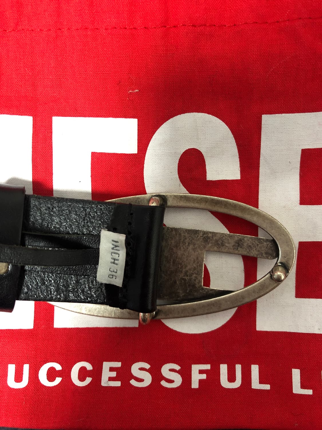 디젤 D 버클 가죽 벨트 36인치 상품이미지3