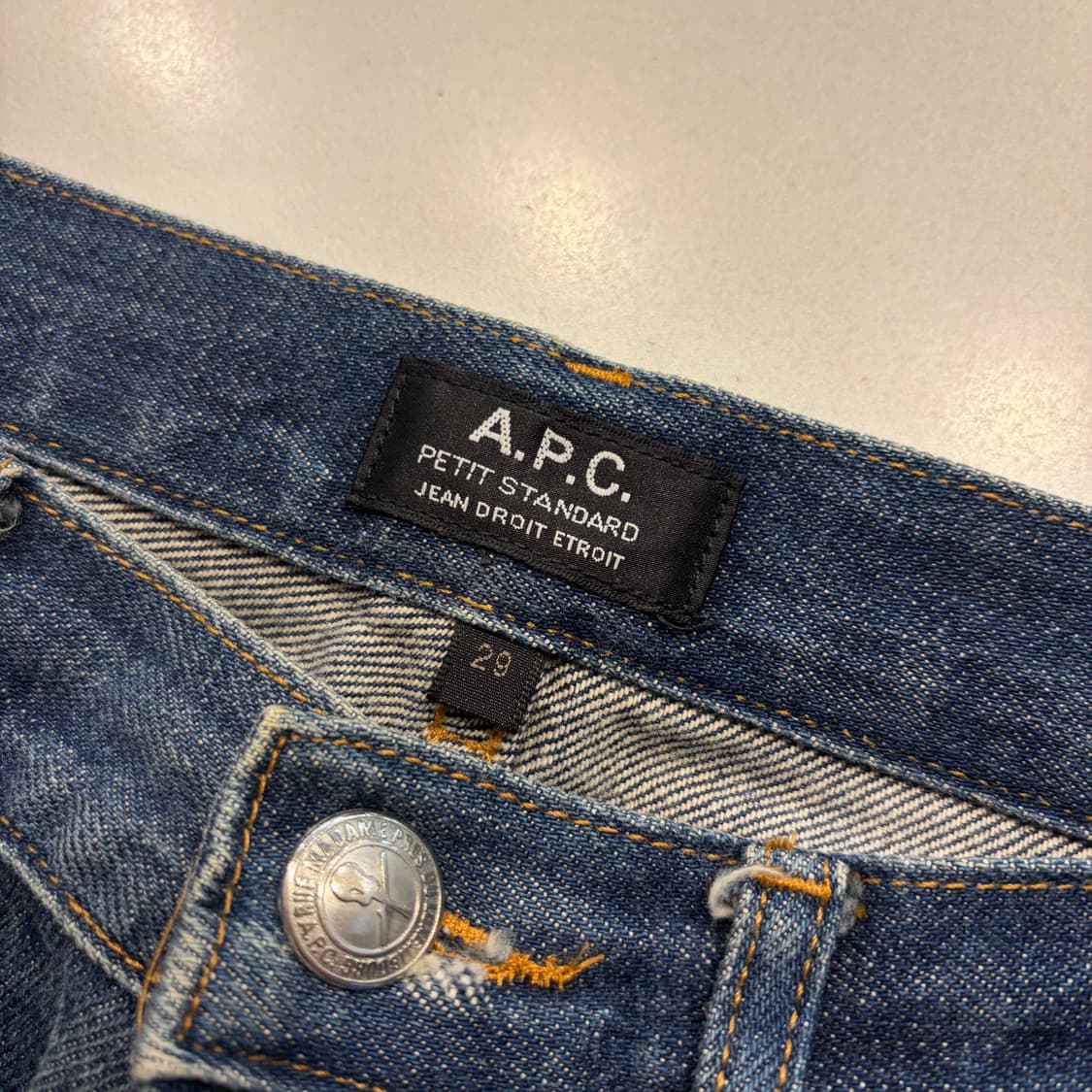 [29] 아페쎄 A.P.C. 쁘띠 스탠다드 생지 데님 팬츠 D860 상품이미지4