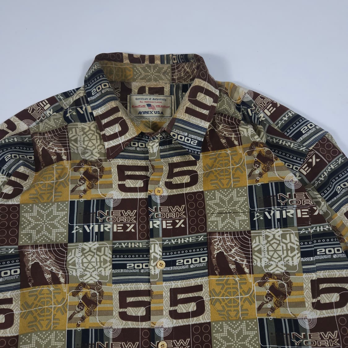 아비렉스 패턴 셔츠 상품이미지2