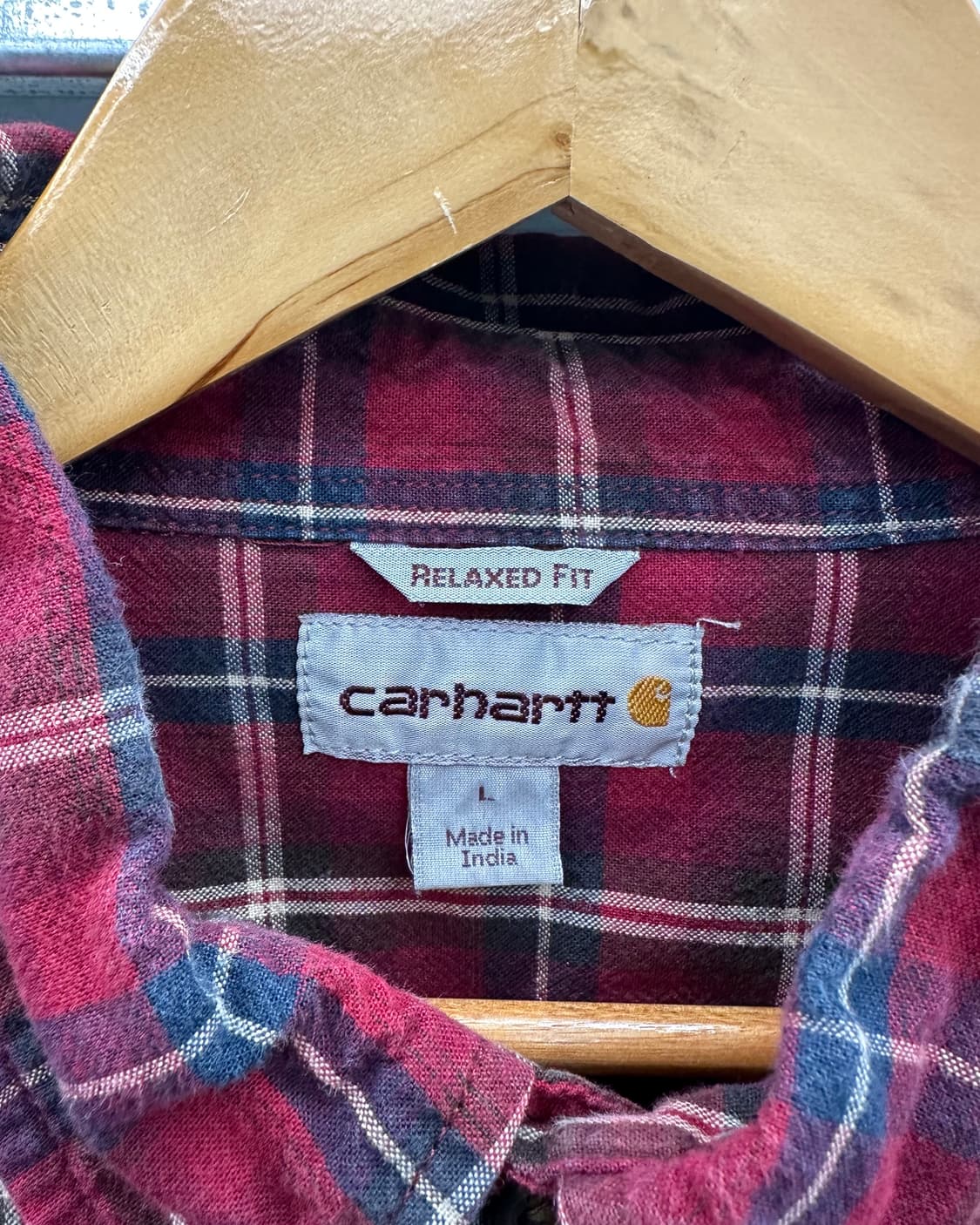 (L)칼하트 체크셔츠-M1761 상품이미지5