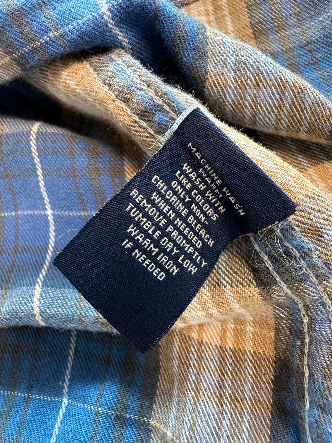 폴로진스 Polo Jeans Co. 90‘s~00's 웨스턴 체크셔츠 상품이미지6