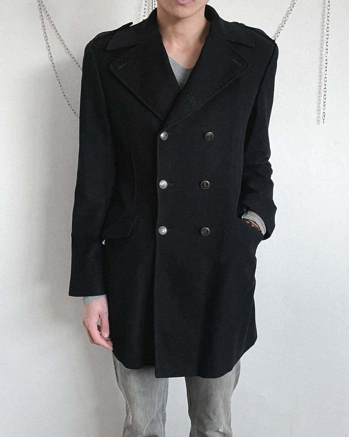 돌체앤가바나 90’s 더블버튼 마린 피코트 상품이미지5