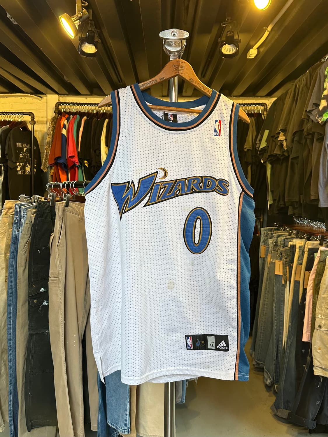 아디다스 NBA 워싱턴 위저즈 애슬레틱 메쉬 져지 상품이미지1