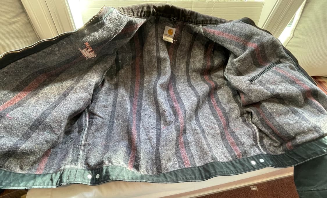 칼하트 J01 디트로이트 커스텀 자켓 블랙 상품이미지3