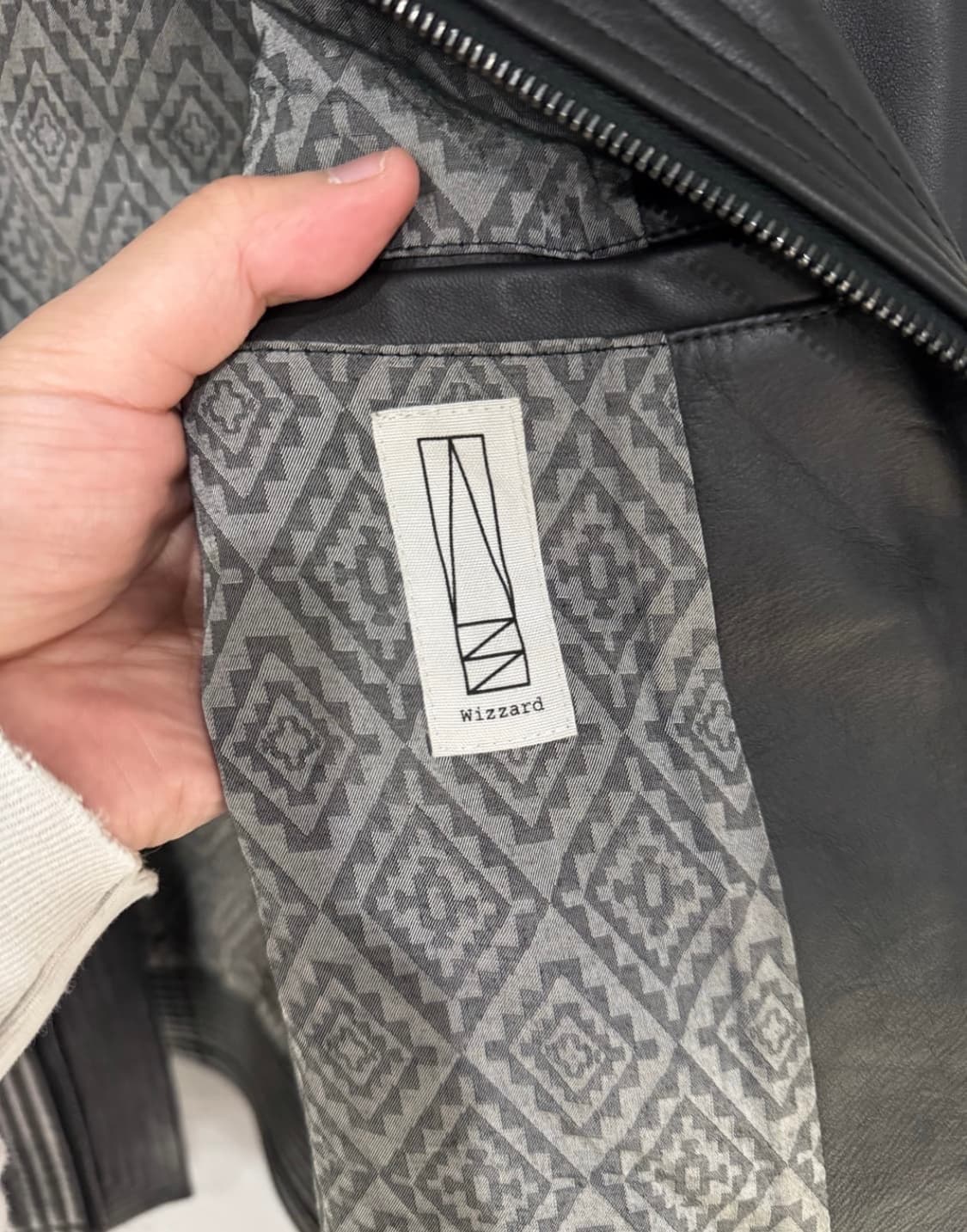 wizzard 하이넥 말가죽 자켓 상품이미지5