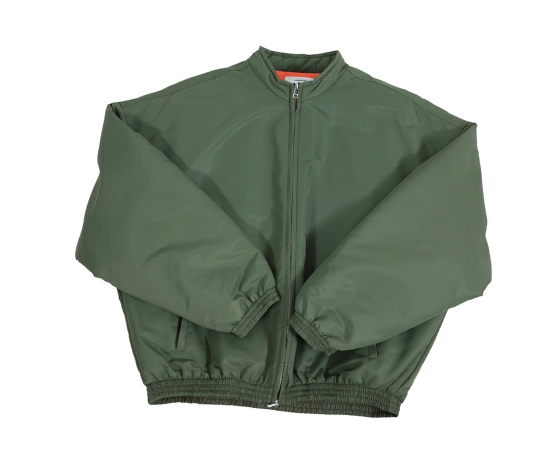 논노드 러스터 봄버 재패니스 새틴 카키 새상품 상품이미지1