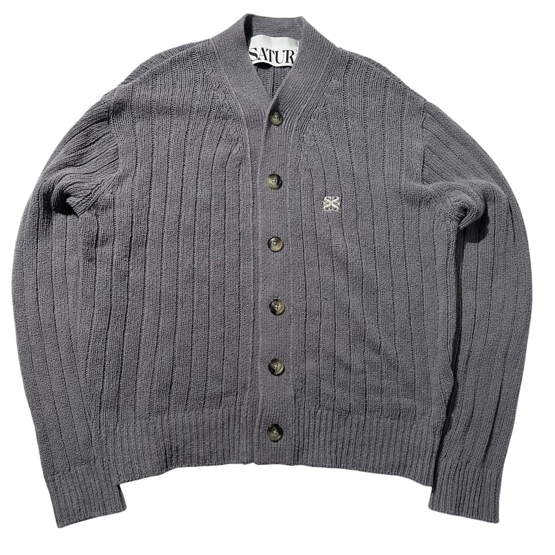 22fw 세터 파로 오버 사이즈 부클 가디건 상품이미지1