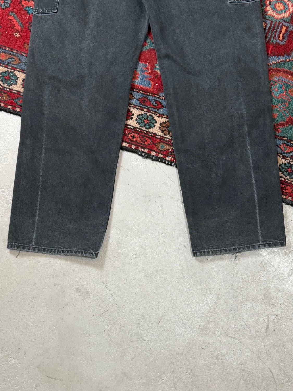 OG 칼하트 B136 더블니 팬츠 칼하트 썩블니 블랙 상품이미지8