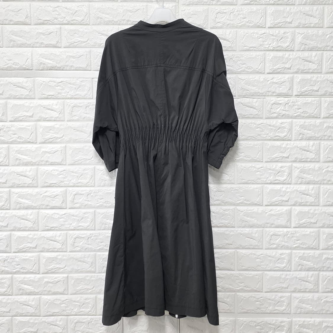 택포) 잇미샤 블랙 롱 원피스형 집업자켓 S 상품이미지4