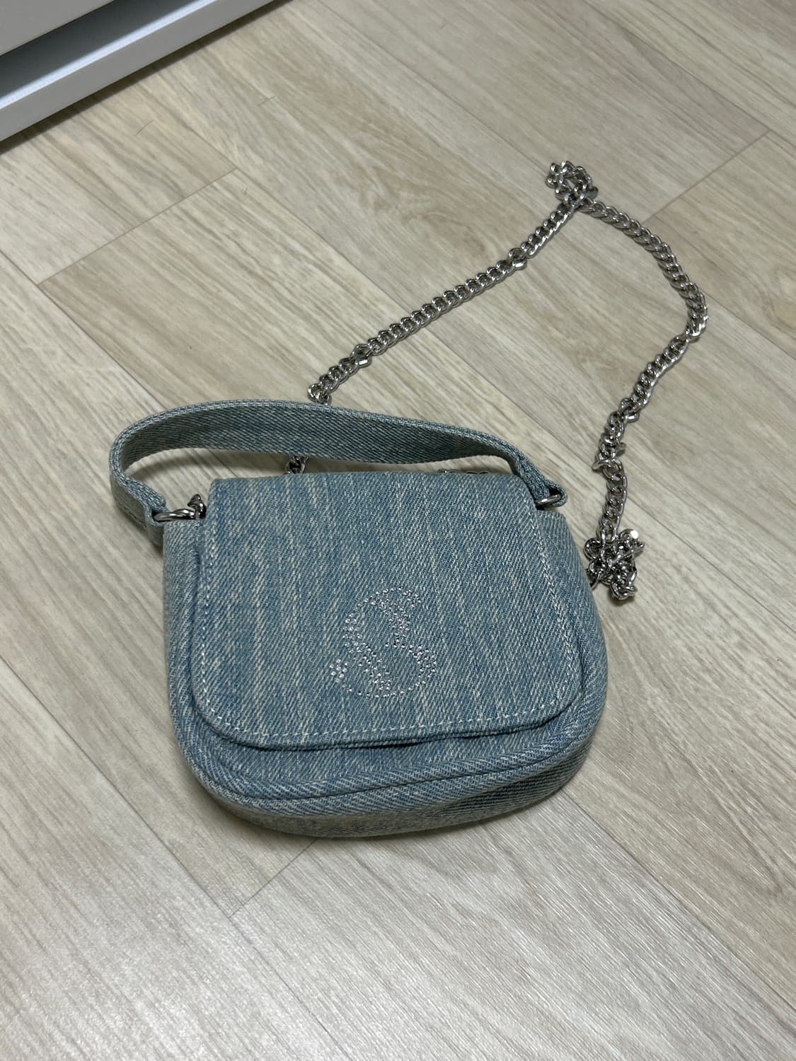 필인더블랭크 빈티지 데님 마이크로백 상품이미지3