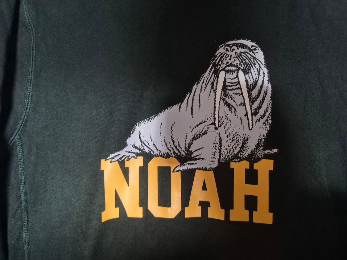 노아 NOAH 왈라스 후드티 그린 L 상품이미지2