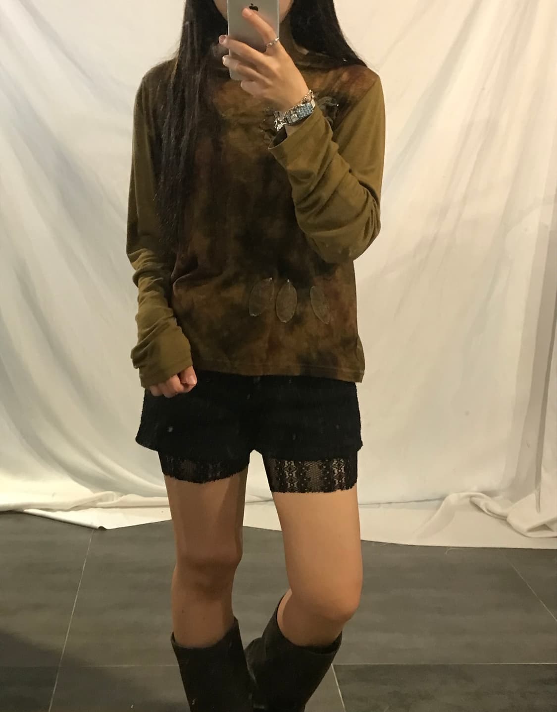 Flower point long sleeve 상품이미지6