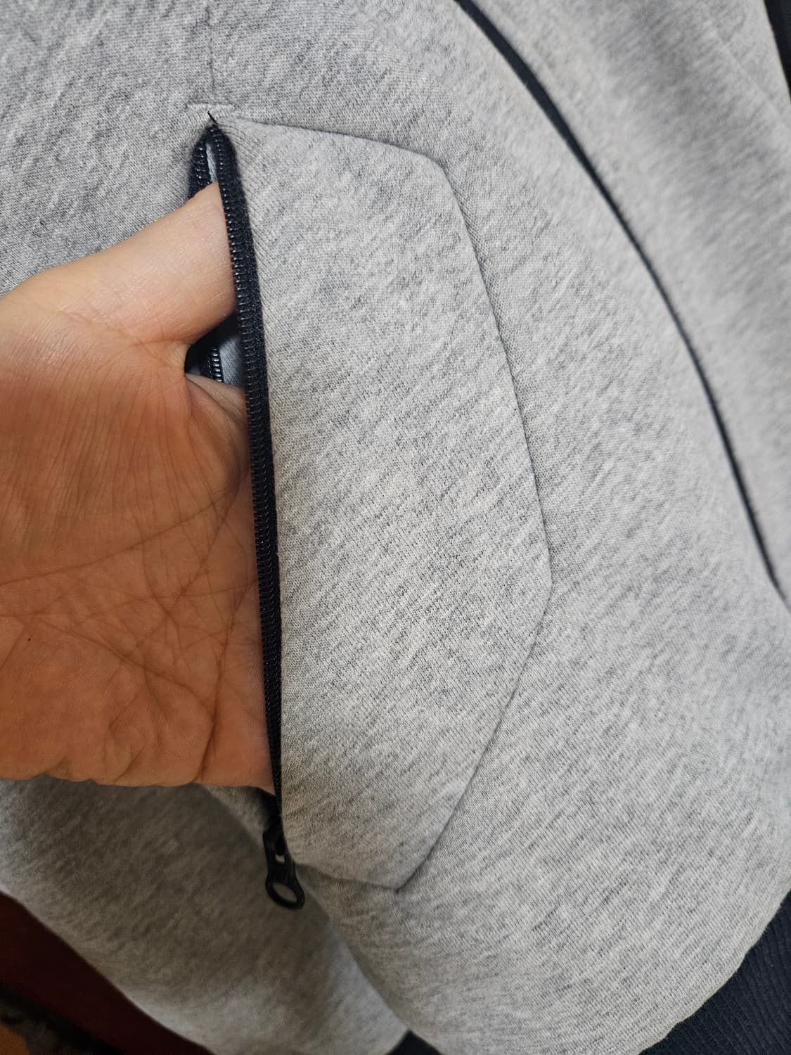 뉴발란스 회색 자켓 판매 상품이미지4