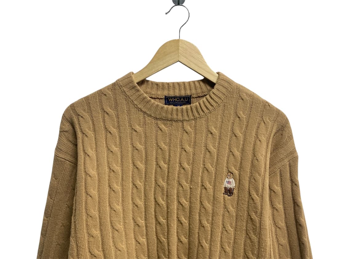 후아유 WHO.A.U 케이블 니트 스웨터 M 상품이미지2