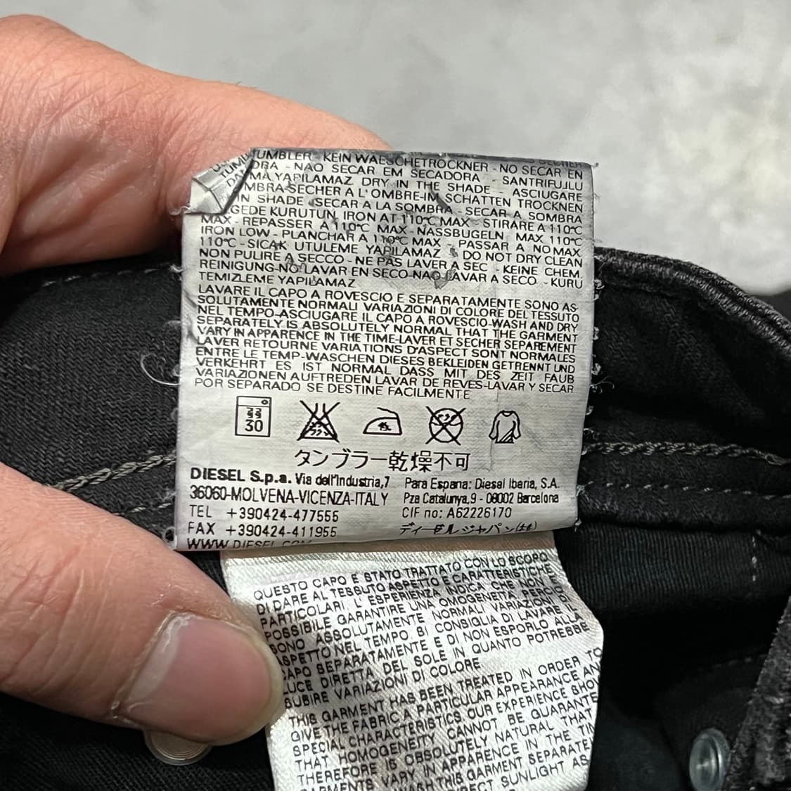  디젤 디스트로이트 데님 팬츠 y15547 상품이미지8