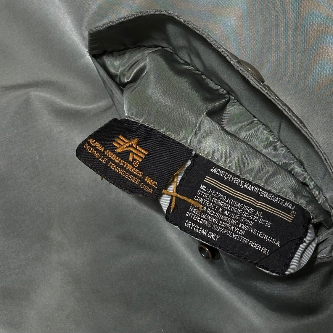 90's Ma-1 세이지그린 상품이미지8