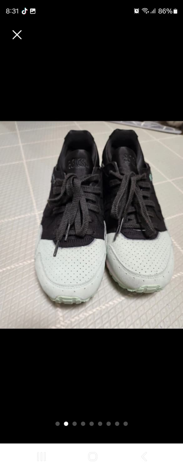 아식스 GEL-LYTE V  헬스장 운동화270(실착적어요) 상품이미지2