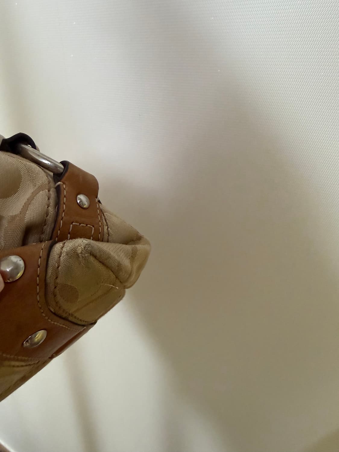 코치 시그니처 숄더백 베이지 호보백 상품이미지6