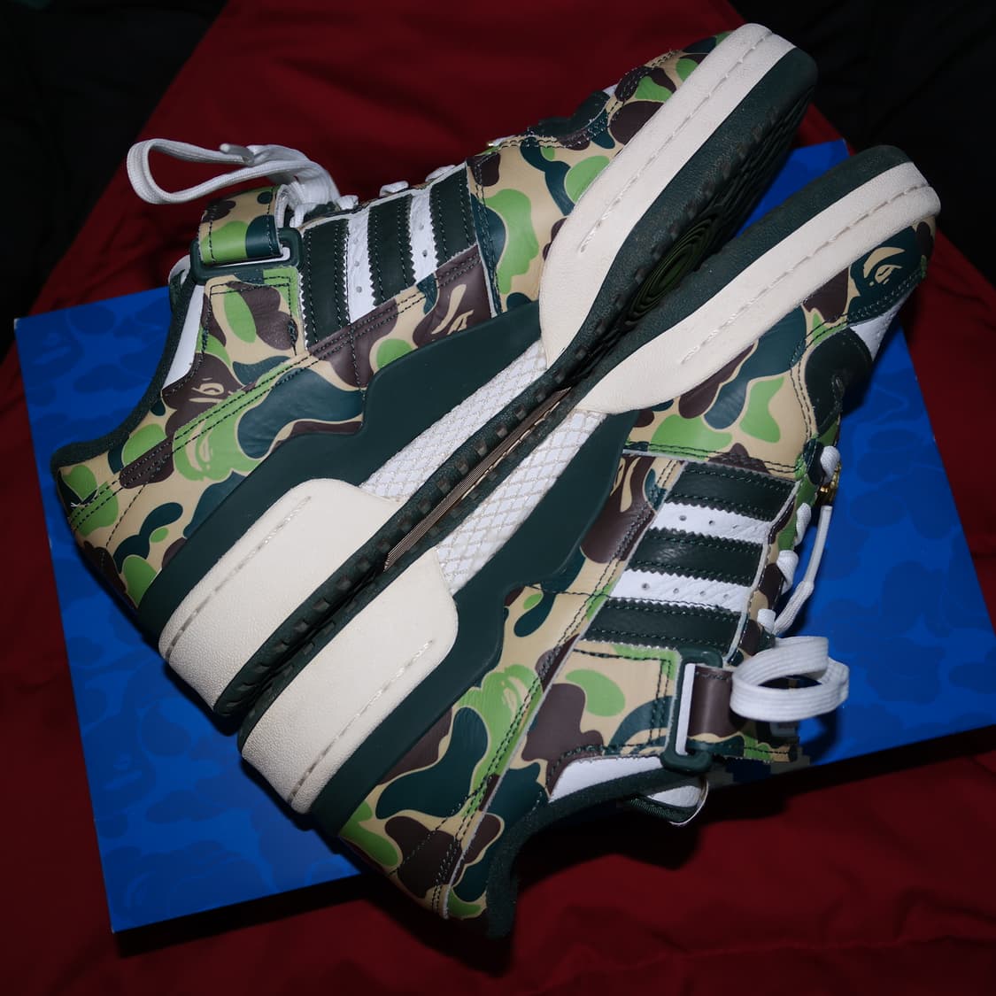 [265] 아디다스 x 베이프 포럼 84 로우 그린 카모 상품이미지2