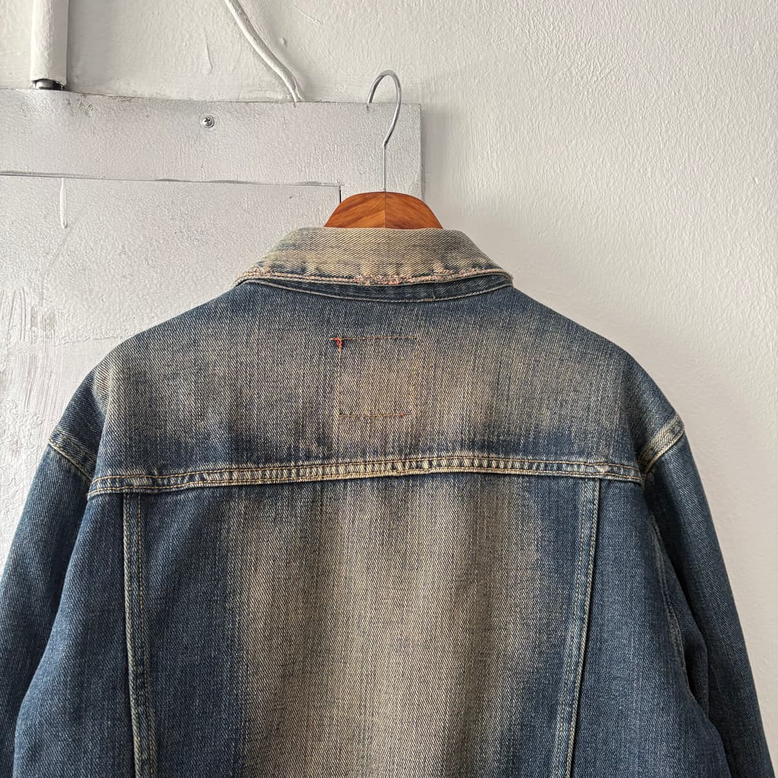 빈티지 워싱 & 디스트레스 데님 자켓 상품이미지5