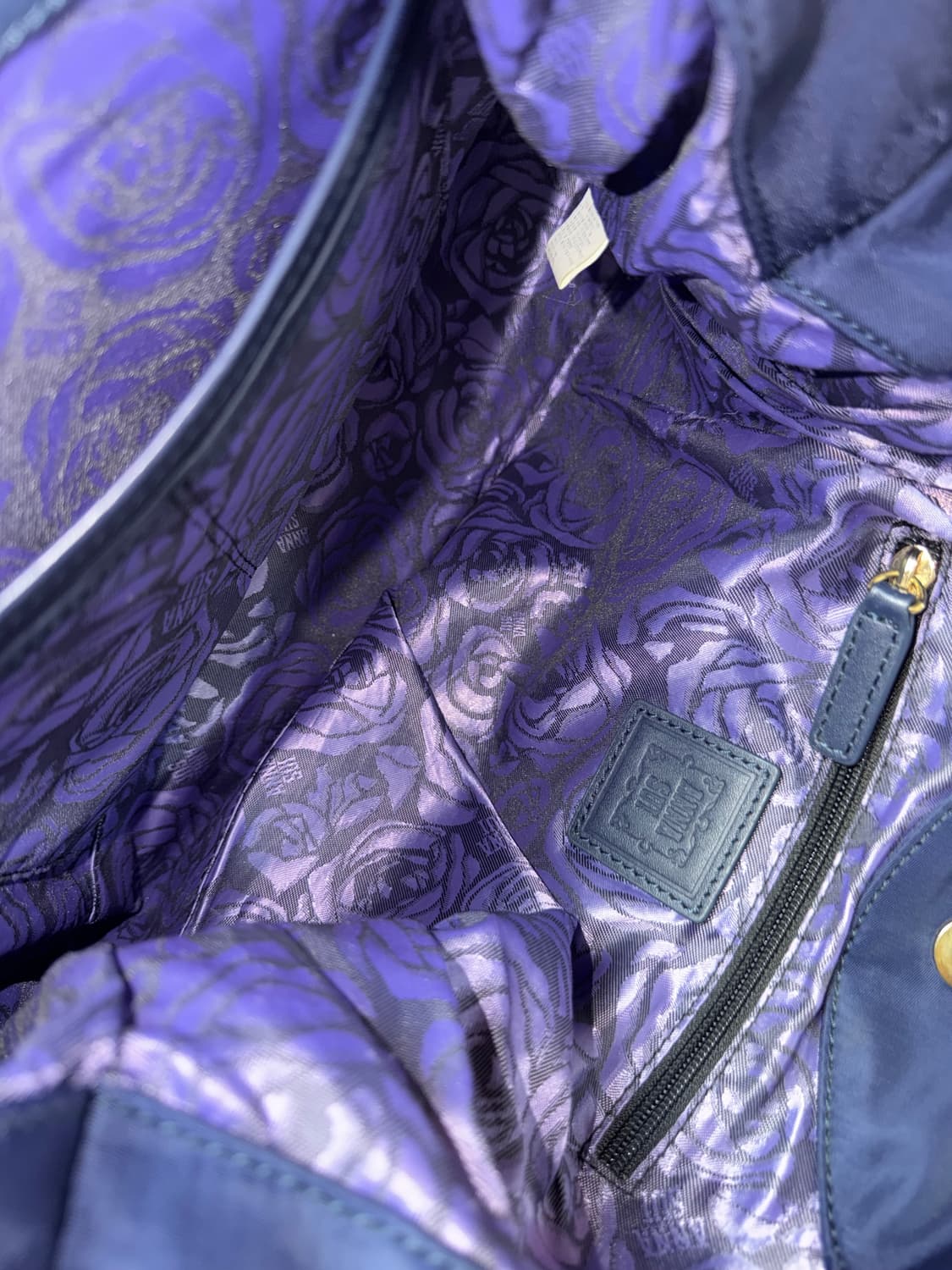 [Anna Sui] 안나수이 나일론 숄더백 (네이비 상품이미지4