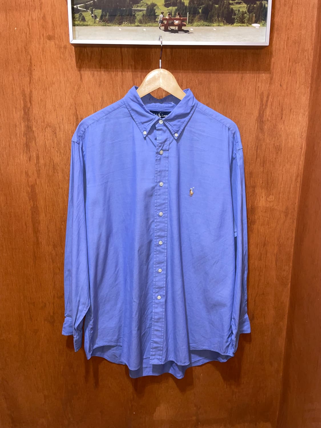 (17 1/2) POLO 폴로 랄프로렌 솔리드 셔츠 야머스핏 상품이미지3