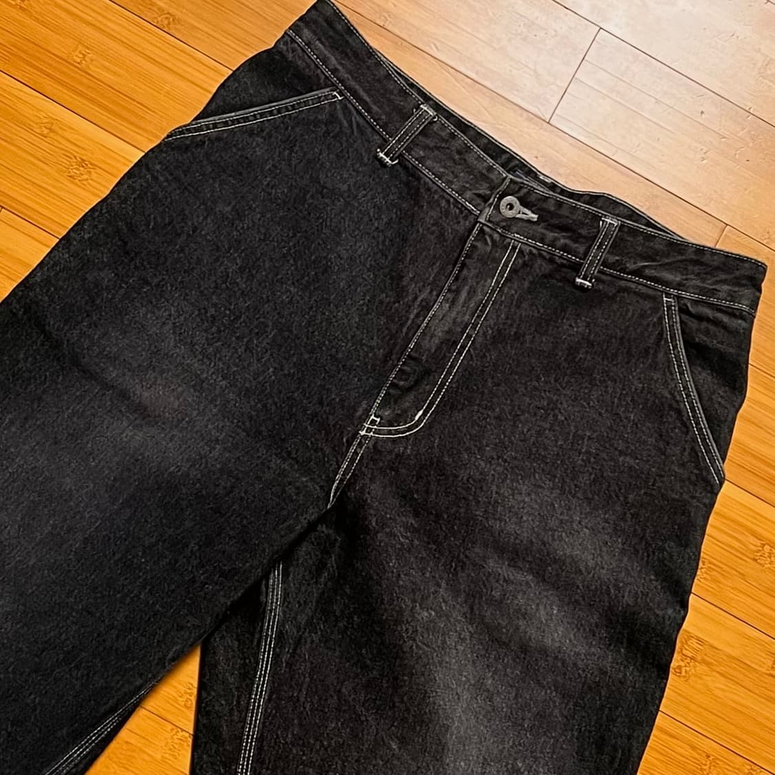 아웃스탠딩 블랙진 카펜터 데님팬츠 W L 상품이미지3