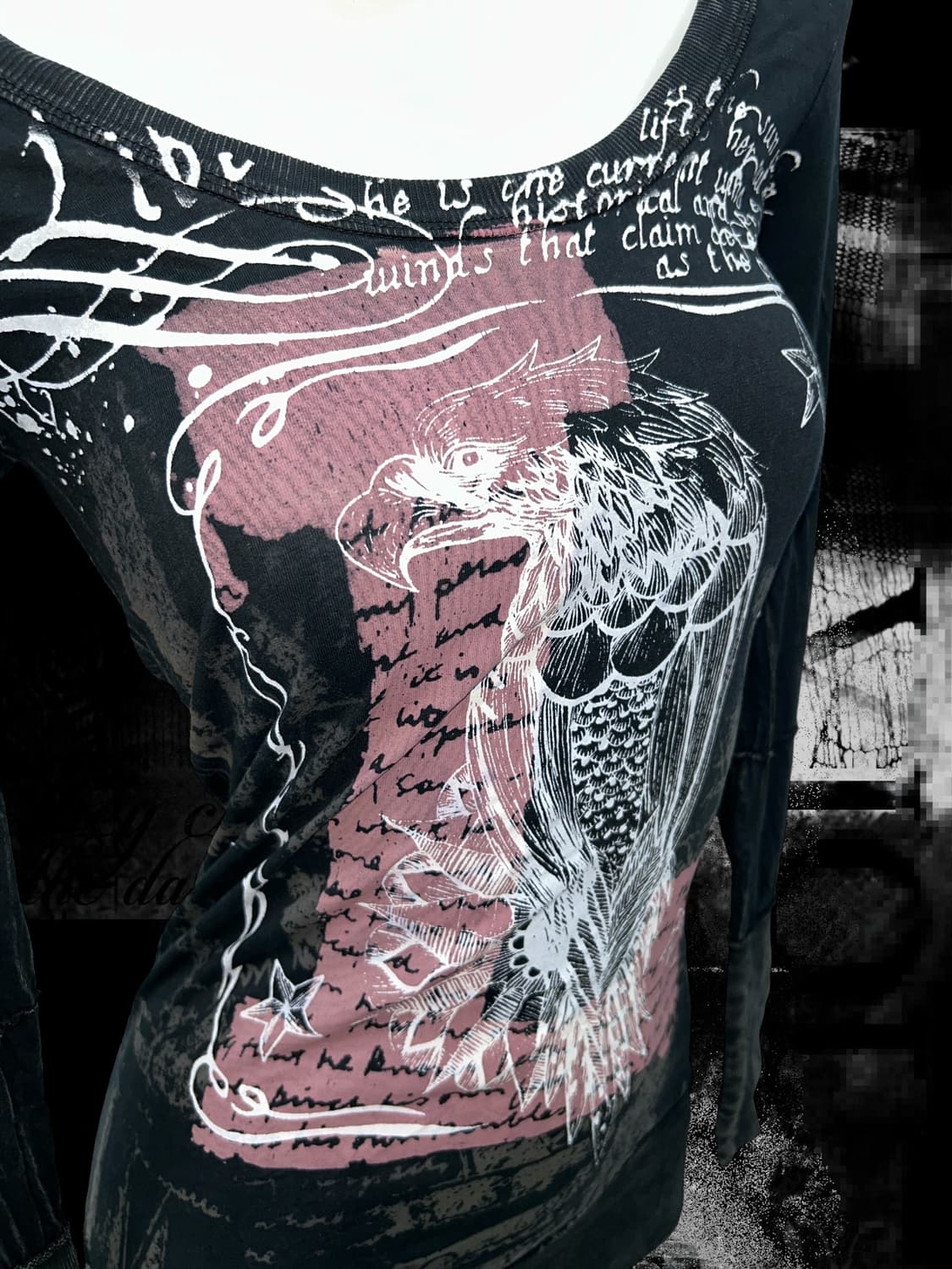 ‘SALVAGE’ eagle ring details long sleeve 상품이미지5