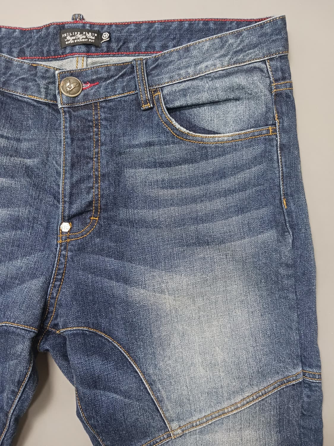 [36] 필립플레인 바이커 슈퍼 스트레이트 컷 청바지 상품이미지4