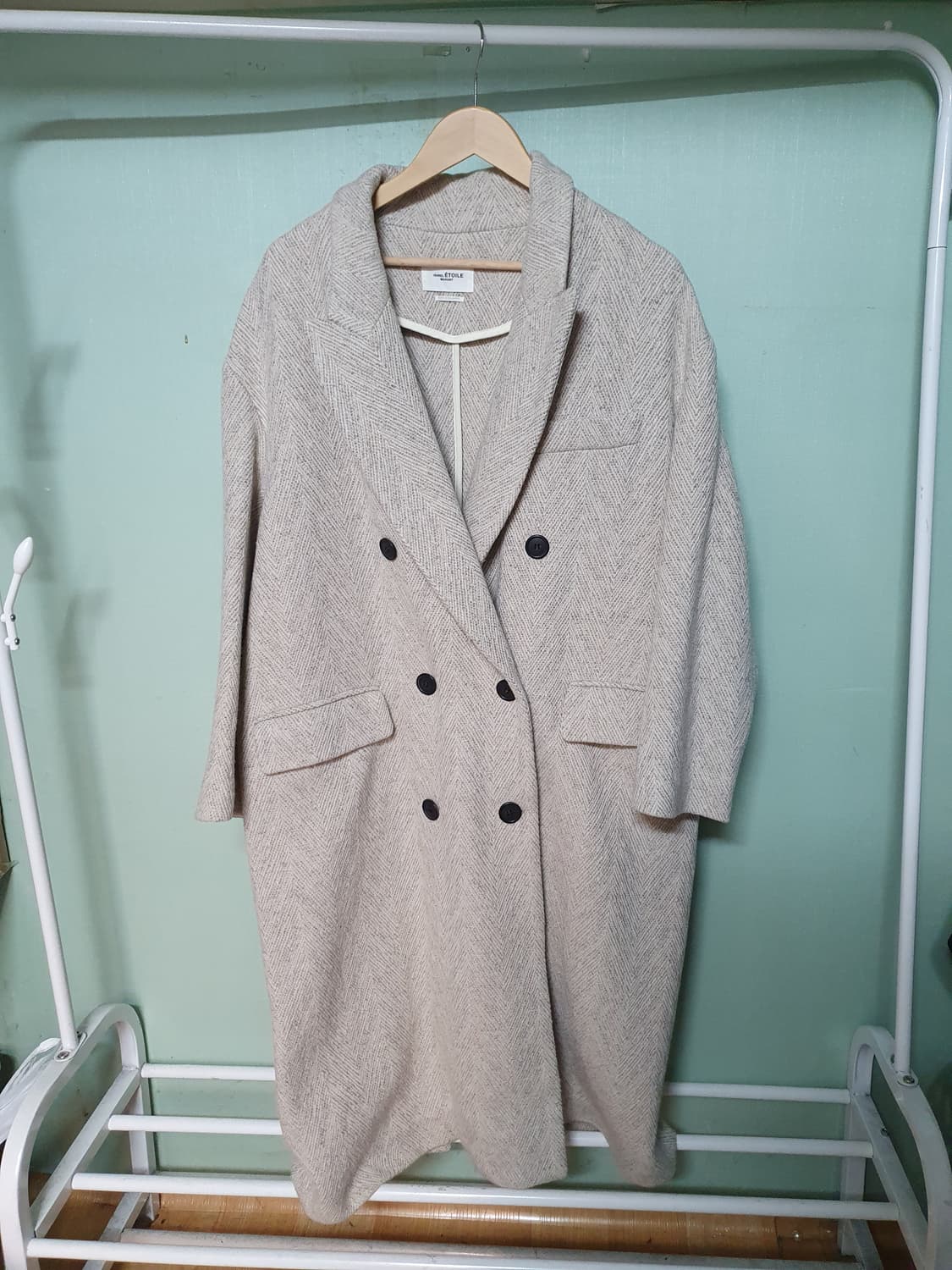 이자벨마랑 헤링본 롱코트 38 상품이미지1