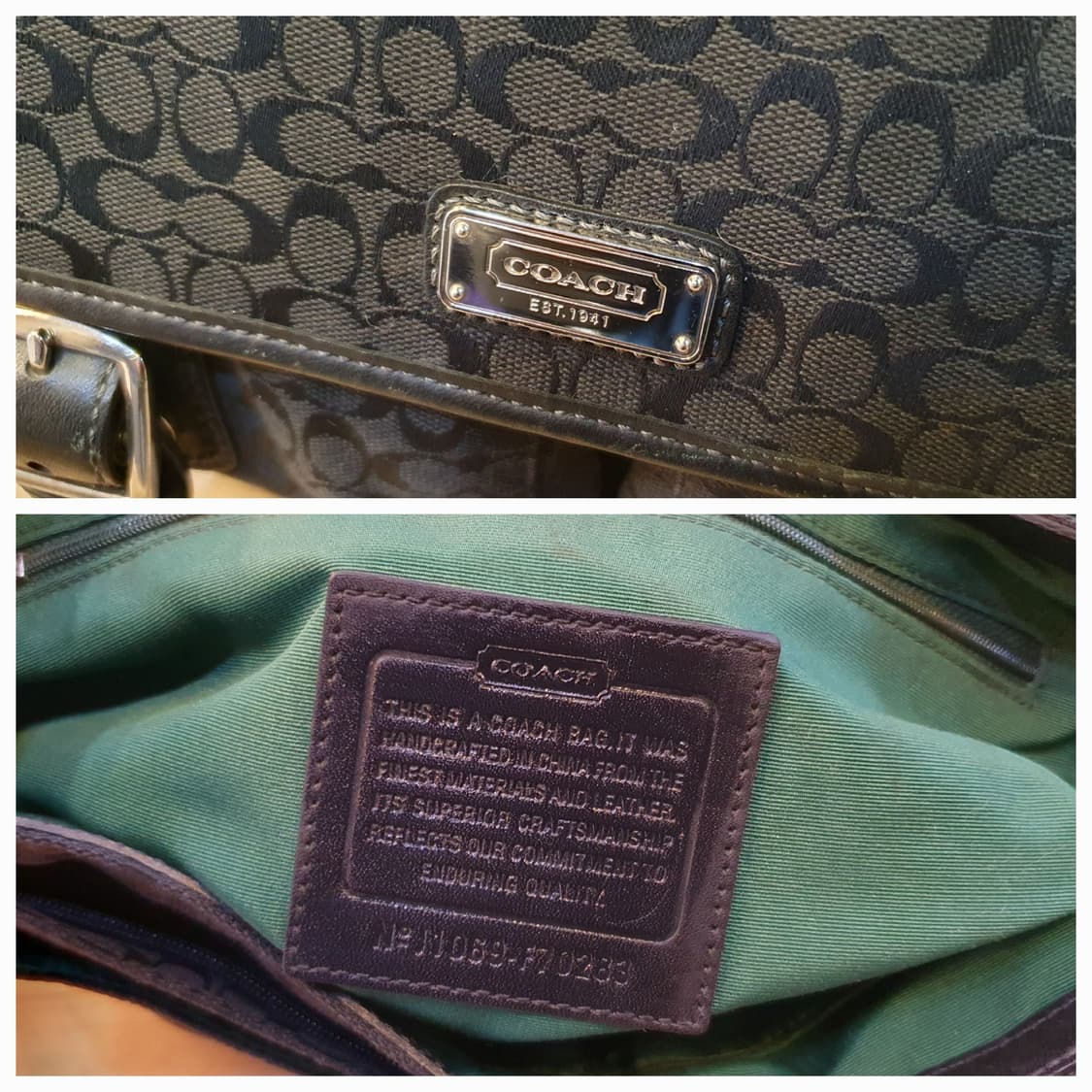 코치 캔버스 메신저백  상품이미지7