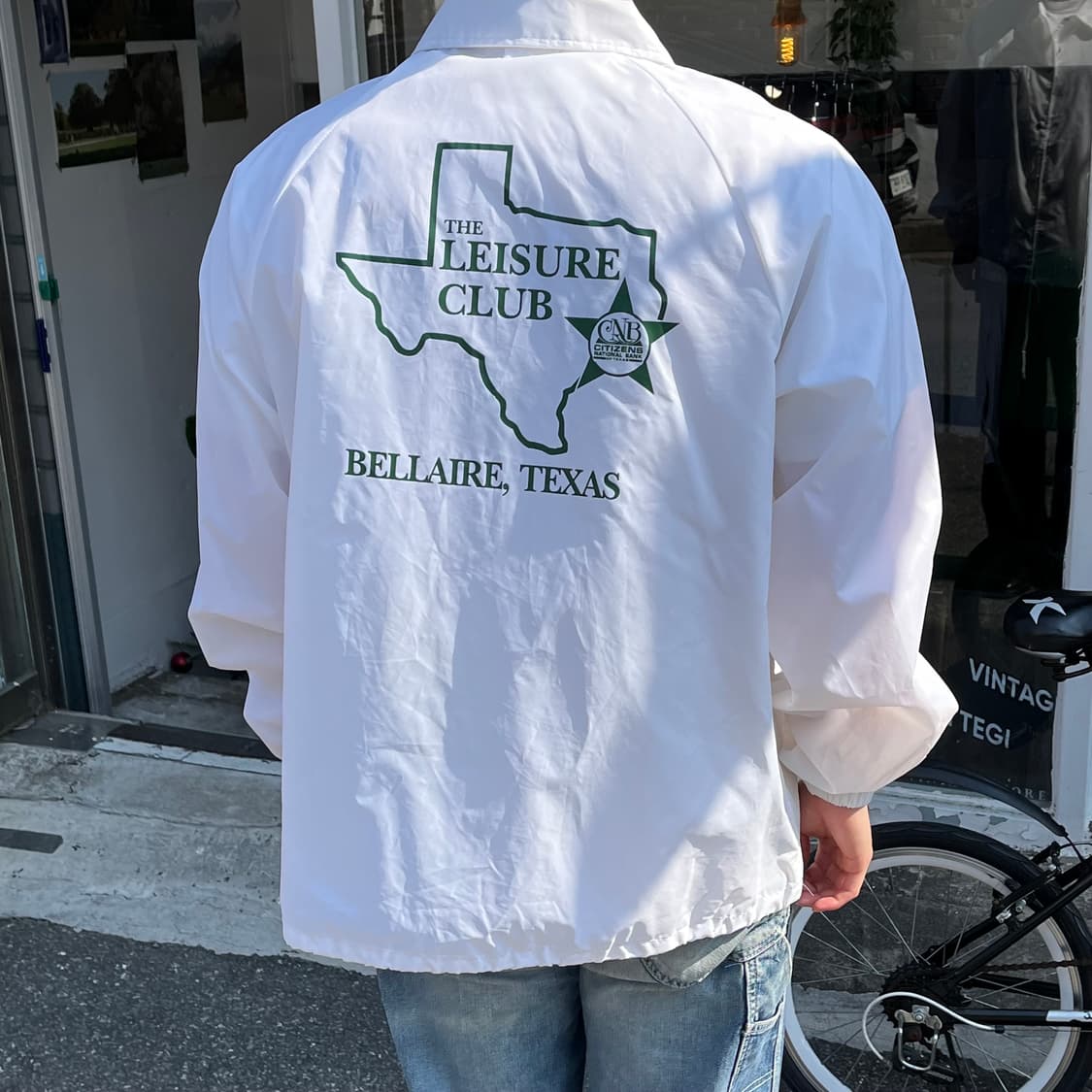 Usa 빈티지 화이트 나일론 코치 스타디움 자켓 상품이미지7