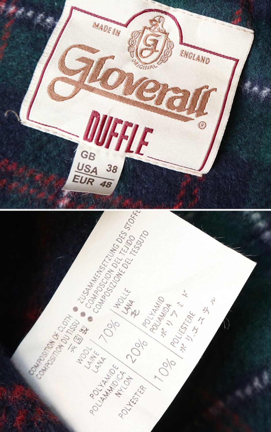 영국산 gloverall 글로버올 더플코트 미사용 색바램

미사용 상품이미지10