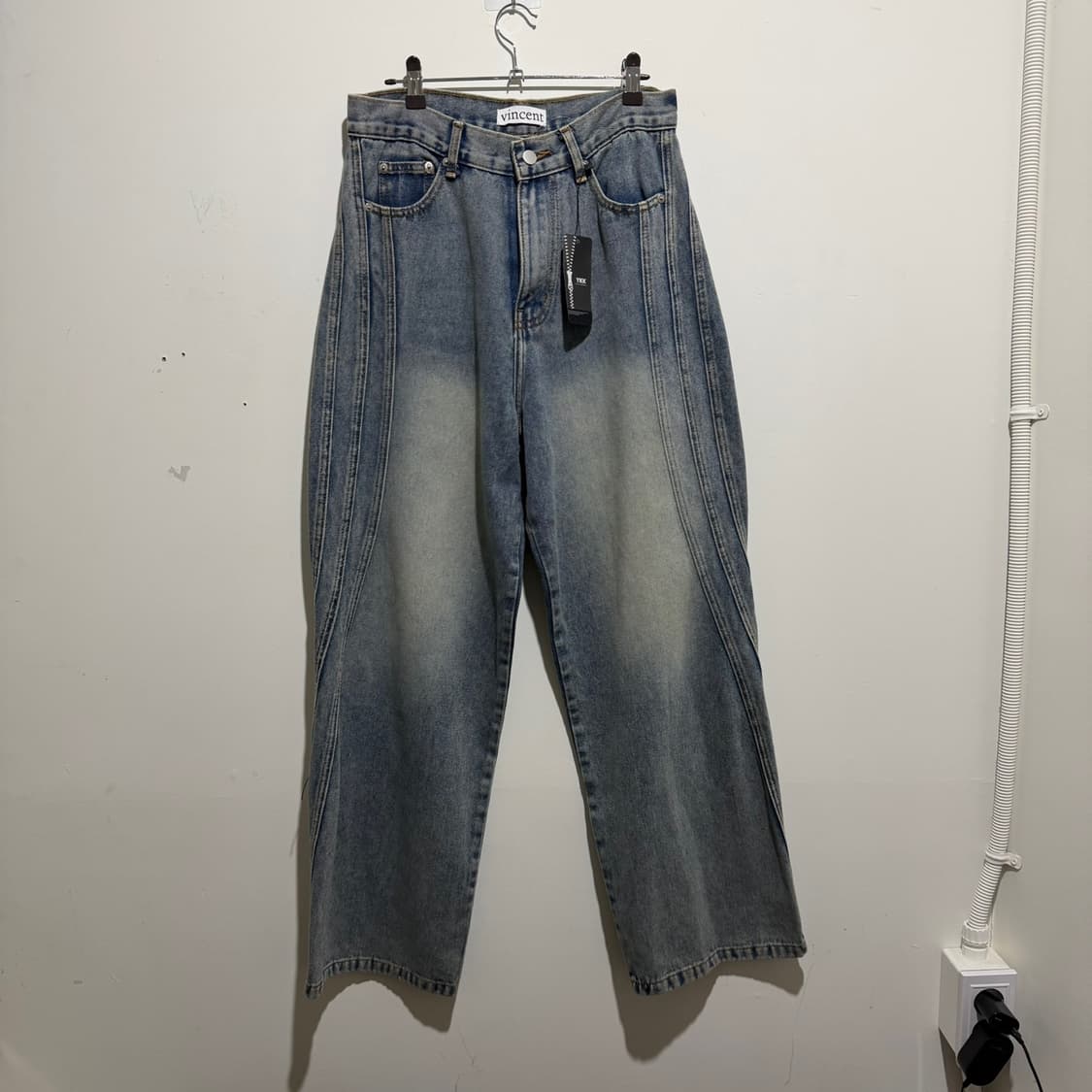 빈센트 와이드 데님팬츠  상품이미지1