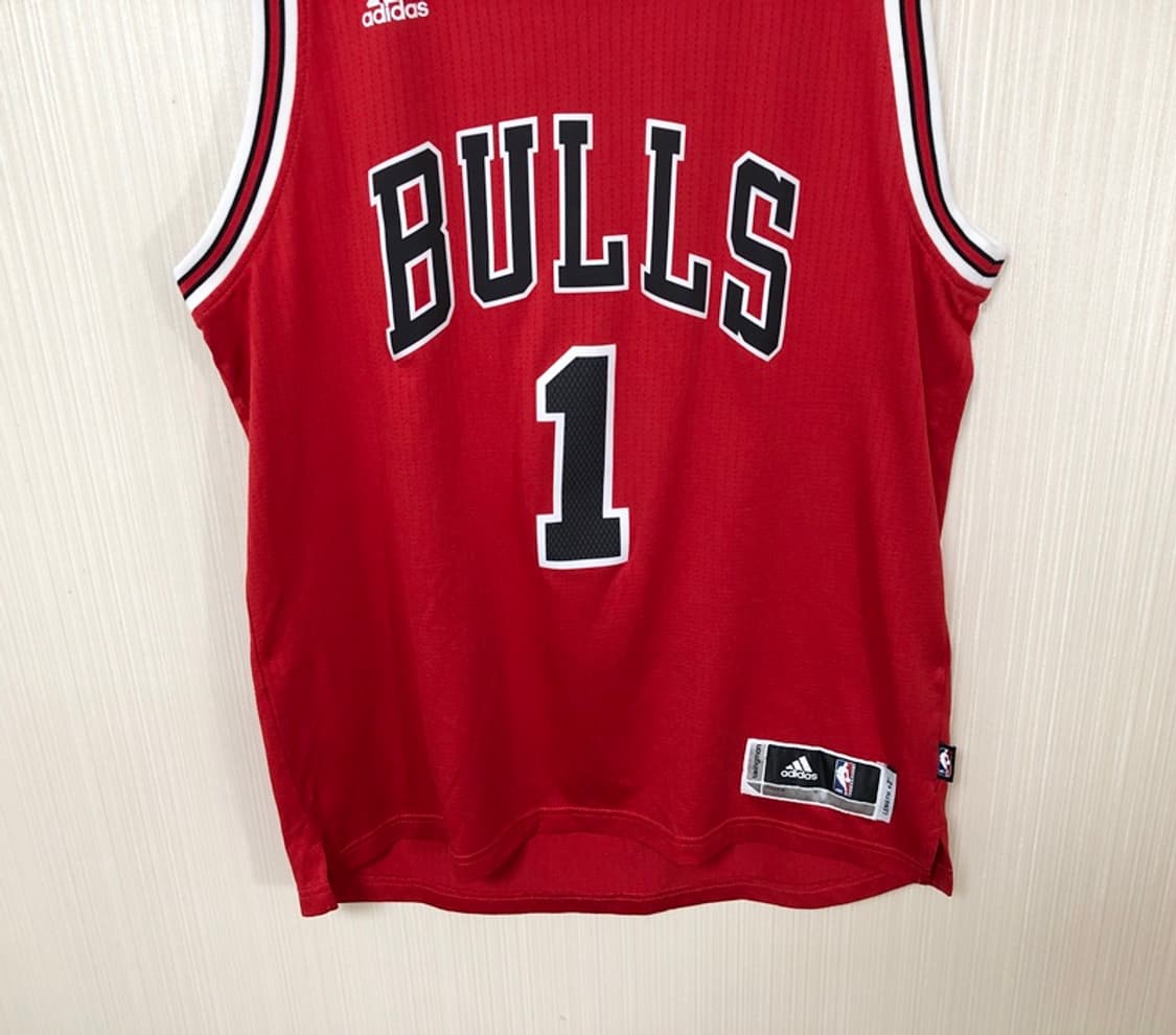 NBA 아디다스 시카고불스 스윙맨유니폼 L #1 데릭로즈 상품이미지3